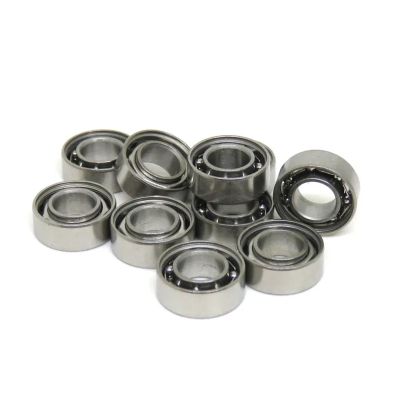 10pcs 4x10x3mm SMR104 Open Stainless Steel Ball Bearing L1040 SMR104 SSMR104 Reel Bearing 4 * 10 * 3 RC Bearing CEGQOXSH