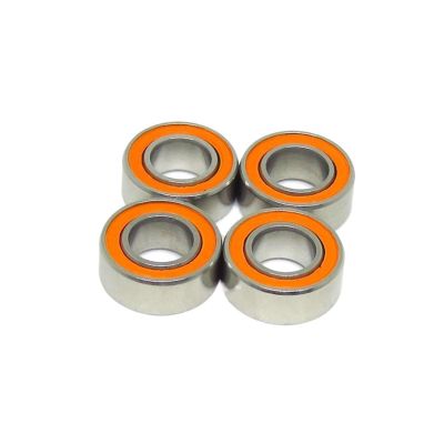 10pcs SMR105 2RS Bearing 5x10x4 mm Stainless Hybrid Ceramic Bearing MR105 SMR105C RS 2RS 5 * 10 * 4 RC Bearing CEGQOXSH(SMR105C-2OS 5x10x4mm)