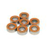 10pcs SMR105 2RS Bearing 5x10x4 mm Stainless Hybrid Ceramic Bearing MR105 SMR105C RS 2RS 5 * 10 * 4 RC Bearing CEGQOXSH(SMR105C-2OS 5x10x4mm) view 2