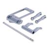 BAT Servo Mount with Full Hydraulic Steering Kit for 1/10 RC Car Crawler VP for Ca-Pra F9 Portal Axle for LCG Chassis DIY Parts(Silver) view 1