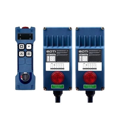 ZHHWKNBD Industrial Remote Control (1 Transmitter Control 2 Receivers Separately or Simultaneously(GT-RD04-TA 65-440V)