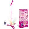 Kids Karaoke Machine with Adjustable Stand Kids Microphones for Singing Along with Rotational Flashing Stage Lights and Pedals Gift for Girls and Boys view 1