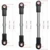 HobbyMarking 6Pcs Adjustable Aluminum Turnbuckles Camber Links Set for Traxxas Slash 4X4 2WD / Rustler/Stampede/Hoss/Bandit 1/10 RC Short Course Trucks Replacement Upgrade Accessories (Titanium) view 4