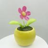Solar Powered Dancing Car Decoration, ABS Plastic, 14+ Ages (Flower) view 2