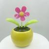 Solar Powered Dancing Car Decoration, ABS Plastic, 14+ Ages (Flower) view 3