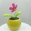 Solar Powered Dancing Car Decoration, ABS Plastic, 14+ Ages (Flower) view 4