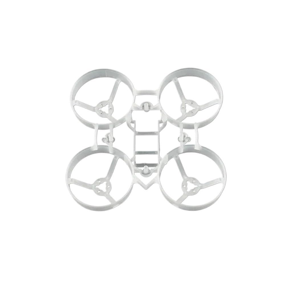 CUIPPWRJ Tiny Whoop Drone Quadcopter Frame Bwhoop65 3.1g Mobula6 65mm Compatible with RC Brushless Racing Freestyle DIY Compatible Parts(1PCS White)