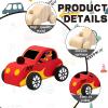 12 Sets Race Car Painting Party Favors Wooden Car Craft Set, Unfinished Wood Cars Shapes with Paint Supplies, Cards and Gift Bags, Bulk Event and Party Favor Supplies view 3