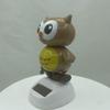 Solar Powered Dancing Car Decoration, ABS Plastic, 14+ Ages (owl) view 2