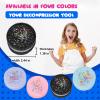 4pcs Handmade Soft Cookie Squishy Silicone Stress Relief Squishy Toy Pink Cookie Dessert Kawaii Squishies PVC New 5523BGoy Stress Relieving Fur Ball OPP Packaging Gifts (4pcs) view 3