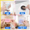 4pcs Handmade Soft Cookie Squishy Silicone Stress Relief Squishy Toy Pink Cookie Dessert Kawaii Squishies PVC New 5523BGoy Stress Relieving Fur Ball OPP Packaging Gifts (4pcs) view 4
