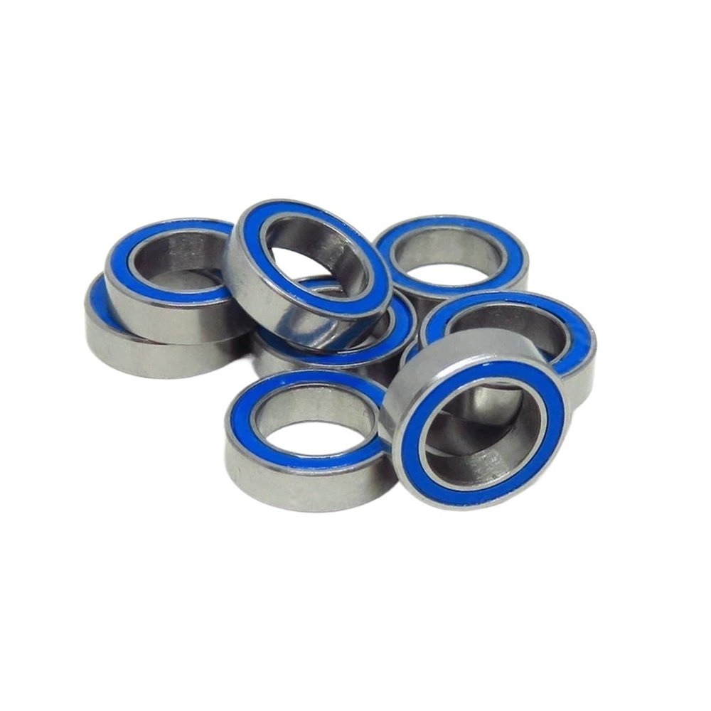 10pcs 7x11x3 mm MR117-2RS ABEC-3 Miniature MR117RS Ball Bearings Blue Sealed RC Bearing MR117 2RS L1170D 7 * 11 * 3 CEGQOXSH(MR117-2RS 7x11x3mm)
