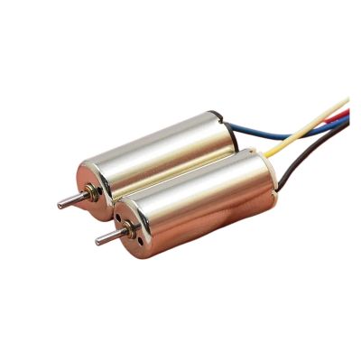 1PC 8.5mm*20mm 8520 CW CCW Coreless electronic starter DC 3V 3.7 V 4.2V High Speed for Aircraft RC Drone Quadcopter Engine CEGQOXSH(A Blud Red wires)