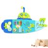 BlueWood Wooden Wall Busy Board Panels, Toddler Learning Activity Center, Montessori Philosophy Sensory, Educational Toys, Conducive to All-Round Development - Submarine view 1