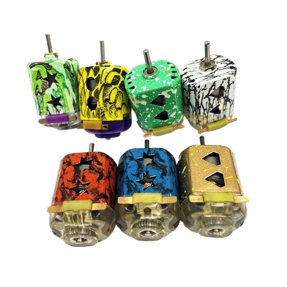 130 electronic starter DC 2.4V 3V 3.7V Ultra-High Speed Engine Cooling Hole For DIY RC Toy 4WD Slot Tamiya Racing Car CEGQOXSH(Model A)