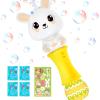 SpringFlower Easter Bubble Wand for Kids, Bubble Maker with LED Light-Up Effect for Girls Boys, Bubble Toy for Easter Party Favor Supplies, Easter Basket Essentials, Easter Basket Stuffers Fillers view 1