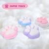 1pcs Cat Paw Squishy Toy, 5 in Big Cute Kawaii Fufu Squishies, Sticky Cat Paw Fur Ball, Super Soft Stress Relief Funny Fidget Toys, Novelty Things Suitable for Adults Kids view 3