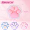 1pcs Cat Paw Squishy Toy, 5 in Big Cute Kawaii Fufu Squishies, Sticky Cat Paw Fur Ball, Super Soft Stress Relief Funny Fidget Toys, Novelty Things Suitable for Adults Kids view 4