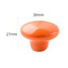 10Pcs/Sets Ceramic Handle Garden Ceramic Single Hole Handle Children's Room Cabinet Drawer Handle Furniture Hardware Knob Pulls - (Color: Red) view 4