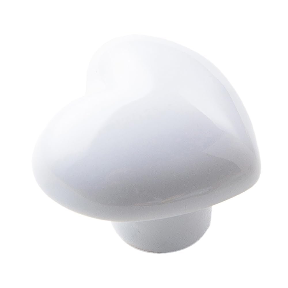 10Pcs/Sets Children's Room Handle Wardrobe Handle Simple Cabinet Door Handle Drawer Accessories Can Paste Ceramic Handle| | - - (Color: White)