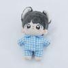 niannyyhouse 10cm 15cm 20cm Plush Doll Clothes Shirt Pants Multi-Color Plaid Pajama Set Doll Dressup (Blue, 10cm) view 2
