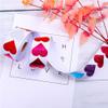 1000Pcs Shining Laser Heart Stickers,1Inch Scrapbook Heart & 1.5inch Romance Love Stickers for Kids Valentines Day Supplies Valentines Day Mothers Day Decor view 3