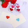 1000Pcs Shining Laser Heart Stickers,1Inch Scrapbook Heart & 1.5inch Romance Love Stickers for Kids Valentines Day Supplies Valentines Day Mothers Day Decor view 4