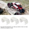 Bognajin 3PCS Aluminum Electric Motor Heat Sink Cooling Fins for 260 370 RC Car Truck Upgrade Parts, Aluminum Electric Engine Motor Heatsink Fins Cooling, Motor Cooling Heatsink, Silver view 2