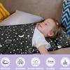 Toddler Nap Mat/Removable Pillow -Black Space- Carry Handle with Straps Closure,Extra Large 50 in*20 in Boys Sleeping Mat Nap Mat for Preschool Kindergarten, Sleeping Bag view 3
