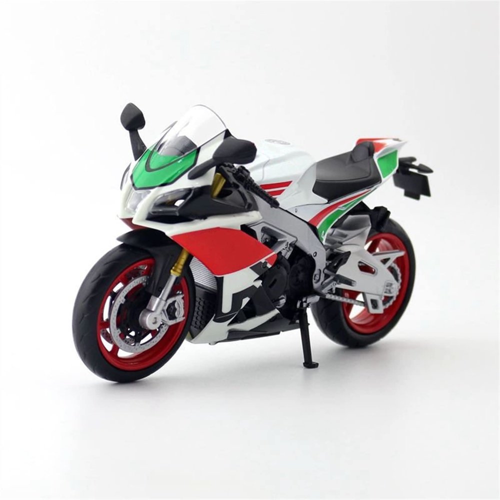 Collection 1:12 for Aprilia RSV4 R R1000 Motorcycle Collection Diecast Gift(White)