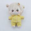 niannyyhouse 10cm 15cm 20cm Plush Doll Clothes Shirt Pants Multi-Color Plaid Pajama Set Doll Dressup (Green-2, 20cm) view 3