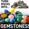 DIY Stone Polisher, Rock Tumbler Kit, Rock Tumbler Polisher Kit with Timmer Buttons, Detachable Roller, with Button 7 Day Polishing Timer, Gift for Adults and Kids, Suitable Making Gemstones, Rock view 2