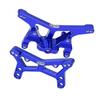 7075 Alloy Front & Rear Shock Tower Aluminum Upgrade Combo for LOSI 1:24 Micro-B 2WD Buggy RTR-LOS00007 / 1:28 Micro-T 2S 2WD RTR Stadium Truck-LOS-1392 Upgrades - Blue view 1