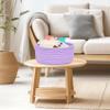 ABenkle Small Woven Basket, Empty Tiny Shallow Storage Basket, Mini Cotton Rope Baskets, Round Decorative Hamper, Basket Storage Bins for Toys, Spa, Socks, Nursery, Living Room view 3
