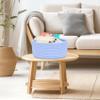 ABenkle Small Woven Basket, Empty Tiny Shallow Storage Basket, Mini Cotton Rope Baskets, Round Decorative Hamper, Basket Storage Bins for Toys, Spa, Socks, Nursery, Living Room view 3