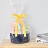 ABenkle Small Woven Basket, Empty Tiny Shallow Storage Basket, Mini Cotton Rope Baskets, Round Decorative Hamper, Basket Storage Bins for Toys, Spa, Socks, Nursery, Living Room view 4