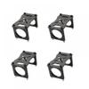 4 Sets Full Carbon Fiber Tube Clip Clamp Plate Motor Base Kit Mount Support Compatible With RC Multicopter 12mm 16mm 20mm 22mm 25mm 30mm(25MM) view 1