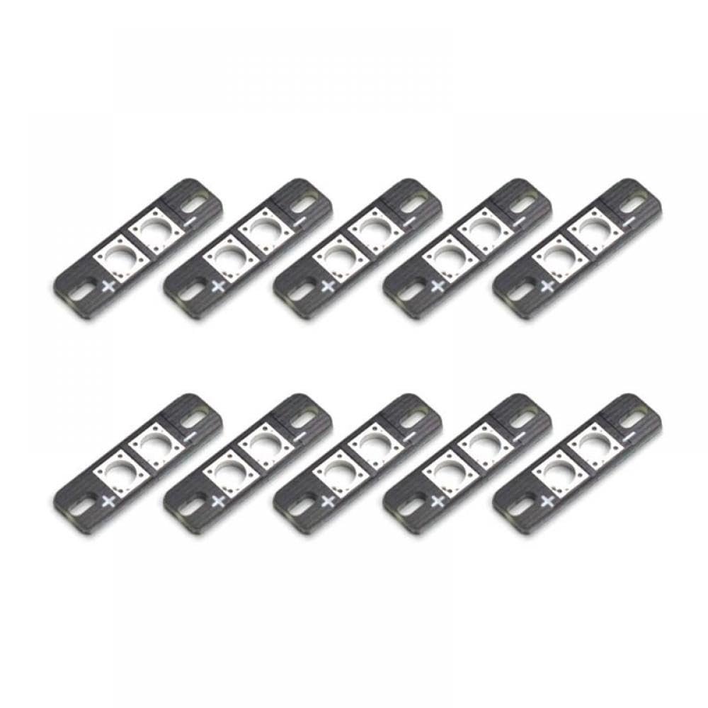 10PCS Ultra Light PCB Welding Board XT30 XT60 XT90 Plug Panel Mount Fixed Bracket Compatible With RC Drone Connector Soldering Plate Base(FOR XT60)