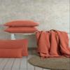 100% Cotton Skin Friendly Baby Blanket, 4-Layer Muslin Lightweight and Breathable Blanket for Summer, Soft Gauze Throw (Terracotta, Baby - 40x40 inches - 100x100 cm) view 4