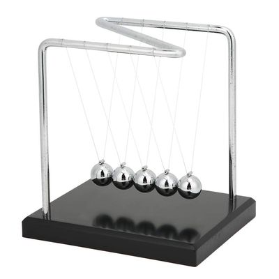 MUNEFE Swing Balance Balls, Steel Balance Ball, Newtons Cradle Pendulum, Suitable for Home Office Desk Decoration