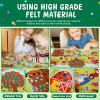 Fizocosisto Felt Board Story Set Farm Theme Felt Story Board Early Educational Storytelling Felt Board Interactive Learning Felt Board Funny Preschool Felt Board for Preschool Boys Girls US(1) view 3