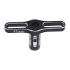 17mm Metal Hex Nuts Sleeve Wrench, T Handle Design, for 1/10 1/8 Off Road RC Car Wheel Removal, Rust Resistant, Sturdy Aluminum Alloy Tool, Black view 1