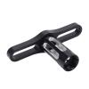 17mm Metal Hex Nuts Sleeve Wrench, T Handle Design, for 1/10 1/8 Off Road RC Car Wheel Removal, Rust Resistant, Sturdy Aluminum Alloy Tool, Black view 3