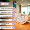 Montessori Climbing Arch | Wooden Rocker Arch for Kids | Large Size Climbing Arch for Toddler | Wooden Climbing Arch and Rocker | Indoor Playground for Climbing (Map) view 2