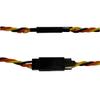 BackBayRC - 45cm / 18in 22awg Twisted Servo Extension Cable with Locking Safety Clip - 60 Strands for RC Vehicles, Drones, E-Bikes - 5 Wires per Pack view 2