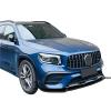 2020 2021 2022 2023 Compatible for Mercedes Benz GLB X247 GLB200 GLB35 AMG Style Car Front Bumper Lip Diffuser Guard Spoiler by ABS(Gloss Black) view 3