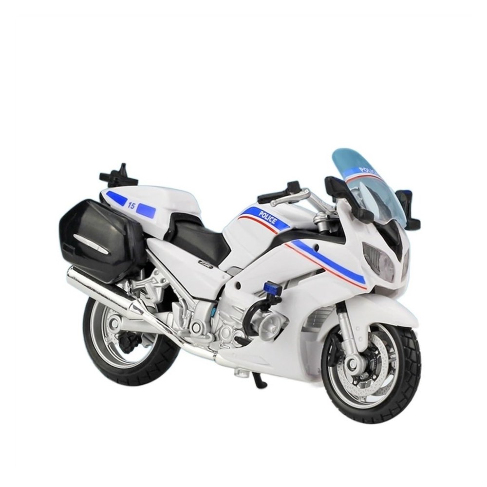 ATXTLWL 1:18 Die Casting Alloy Motorcycle for:FJR 1300A Police Motorcycle Gift Collection