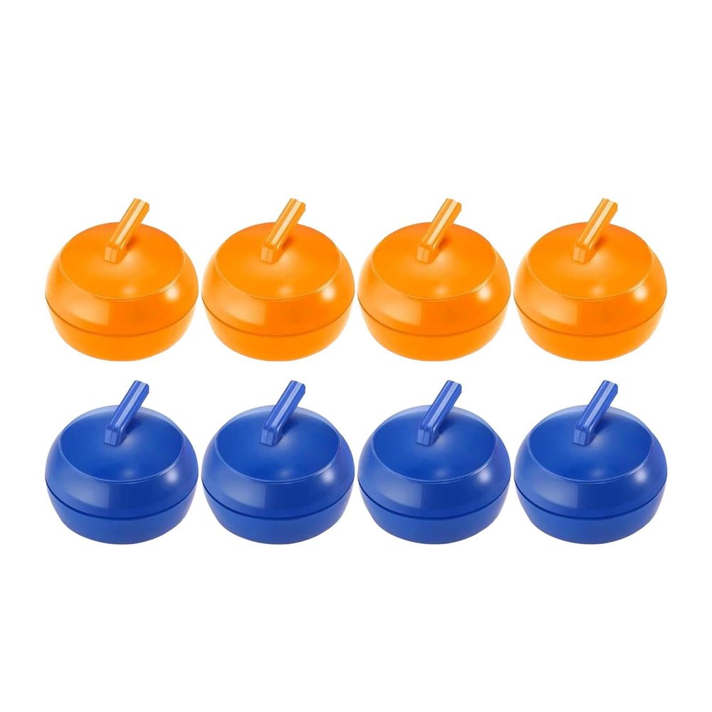 8X Tabletop Curling Game Child Parent Interactive Curling Board Game for Outdoor