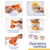 1 Set Badge Maker for Kids DIY Round Button Maker with 48 Sticker and 48 Button Parts Cute Press Pin Maker Machine Gift for Girls Button Maker Machine Pin Maker Pin Maker Machine Badge Making Machin view 3