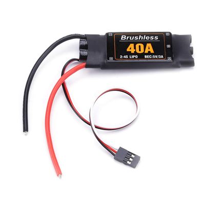40A Brushless ESC with 5V/3A BEC for RC FPV Quadcopter RC Airplanes Helicopter (Black #73)